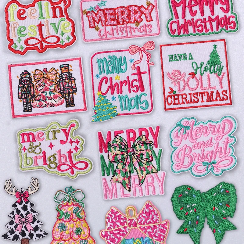 Parche Bordado Navideño Cascanueces con Lazo – Termoadhesivo - imagen 4
