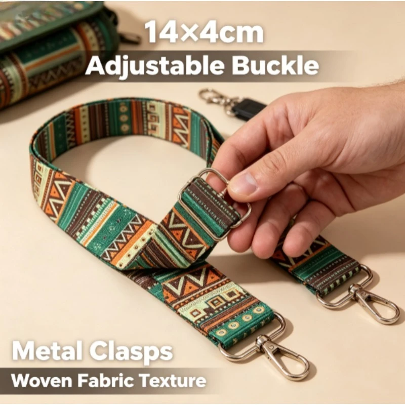 Correa de hombro ajustable para bandolera táctica, estampado floral - imagen 4
