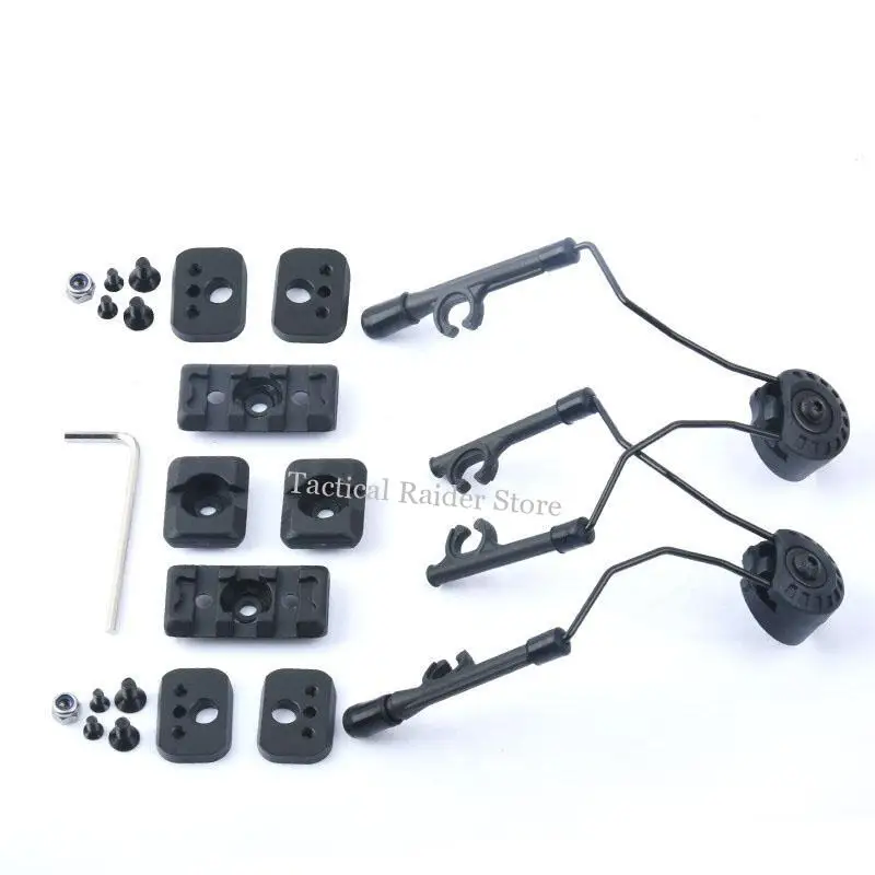 Auriculares tácticos C2 para casco con montaje rápido giratorio - imagen 3
