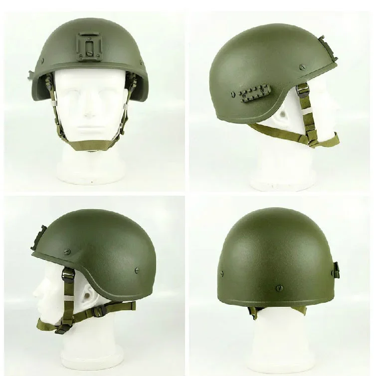Casco táctico 6b47 estilo Ratnik con riel