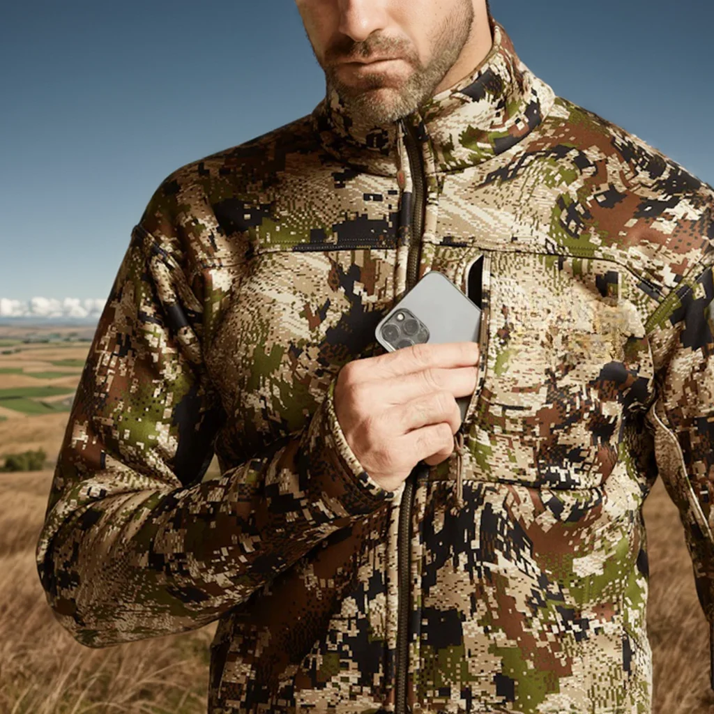 Chaqueta Traverse táctica camuflaje con forro polar y cuello alto - imagen 5