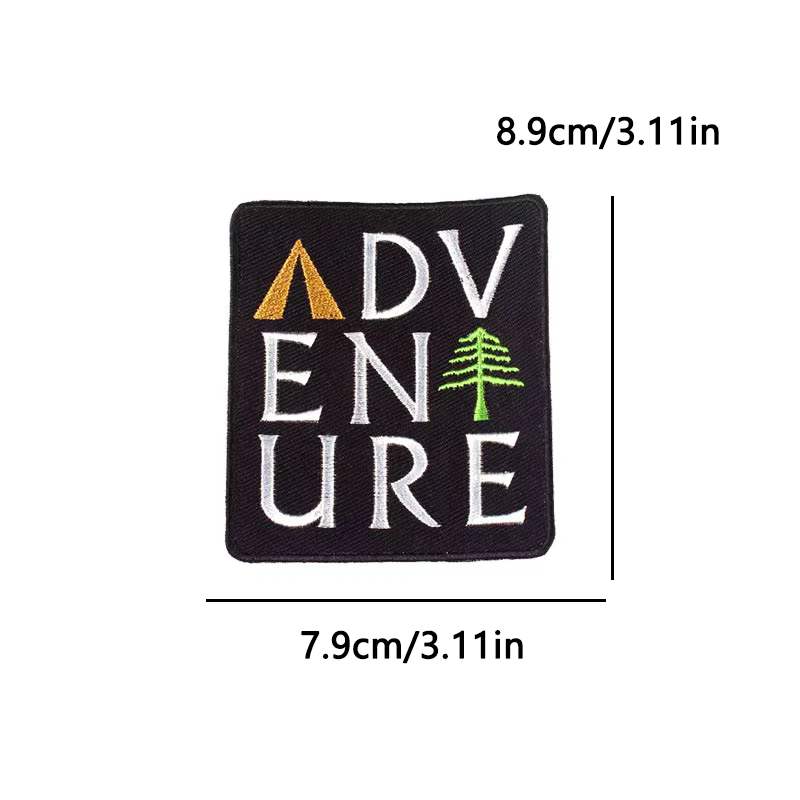 Parche bordado de montaña para coser en chaquetas y mochilas - imagen 4