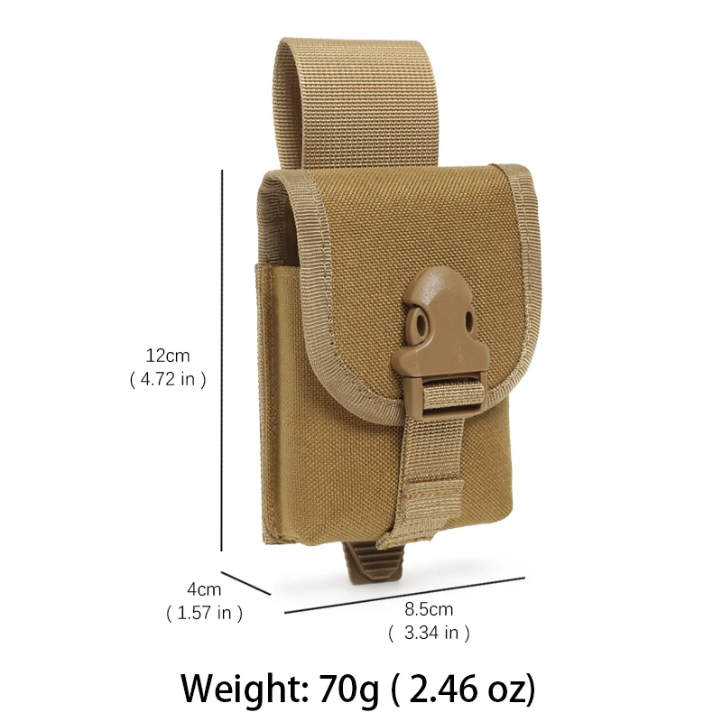 Bolsa táctica MOLLE mini para cartuchos, impermeable de nailon - imagen 4