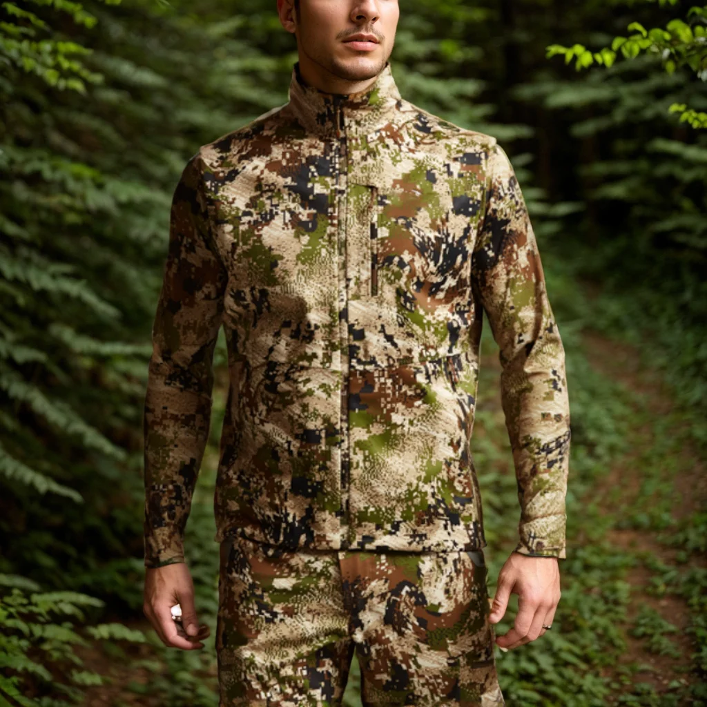 Chaleco táctico de caza camuflaje impermeable cortaviento hombre - imagen 2