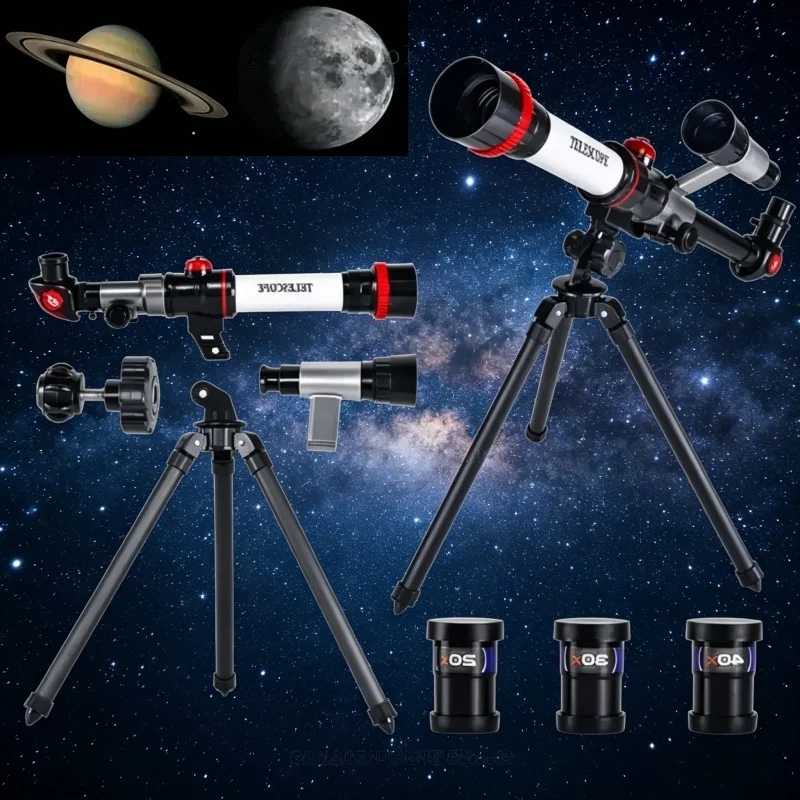 Telescopio astronómico monocular HD portátil – Luna y planetas - imagen 5