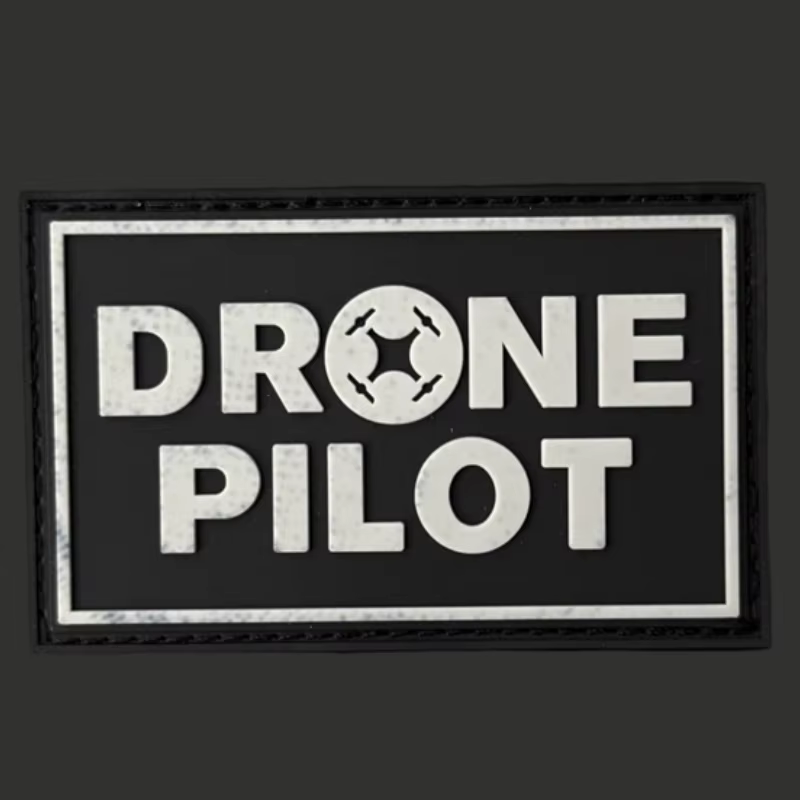 Parche moral PVC Piloto de Dron – Táctico con velcro - imagen 3