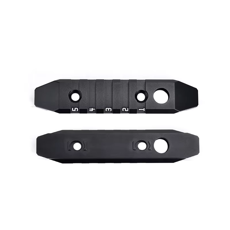 Riel Picatinny 20mm CNC táctico MLOK/Keymod con soporte para linterna - imagen 5