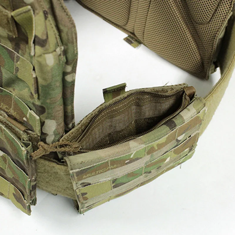 Bolsa frontal táctica con cremallera – Inserción para chalecos JPC AVS CPC - imagen 5