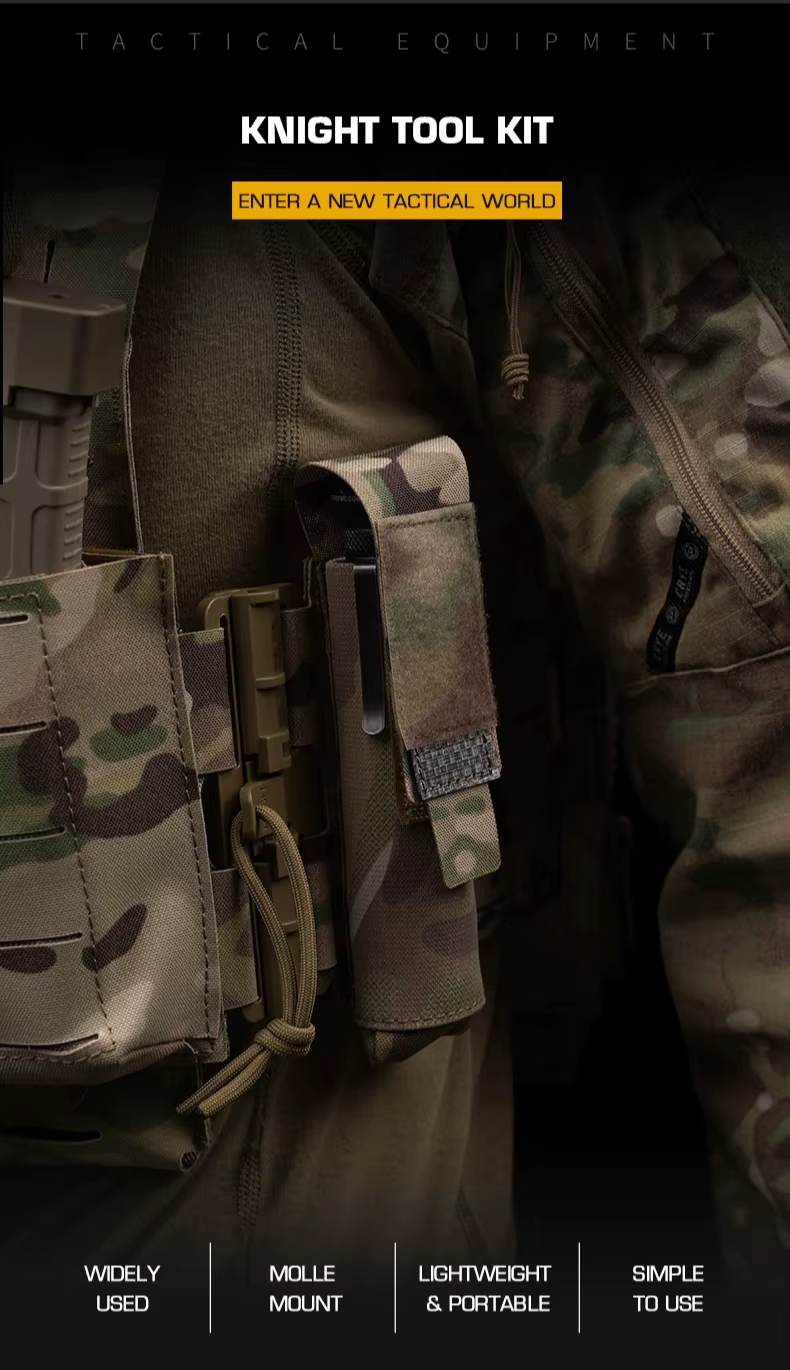 Bolsa táctica MOLLE compacta para accesorios
