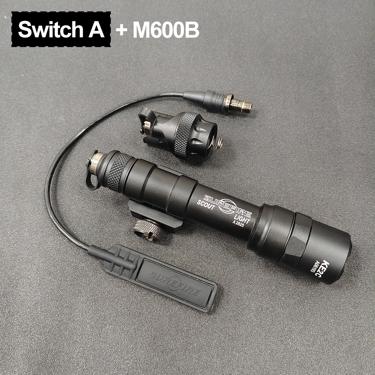 Interruptor remoto dual compatible con linternas SureFire M600/M300 - imagen 2