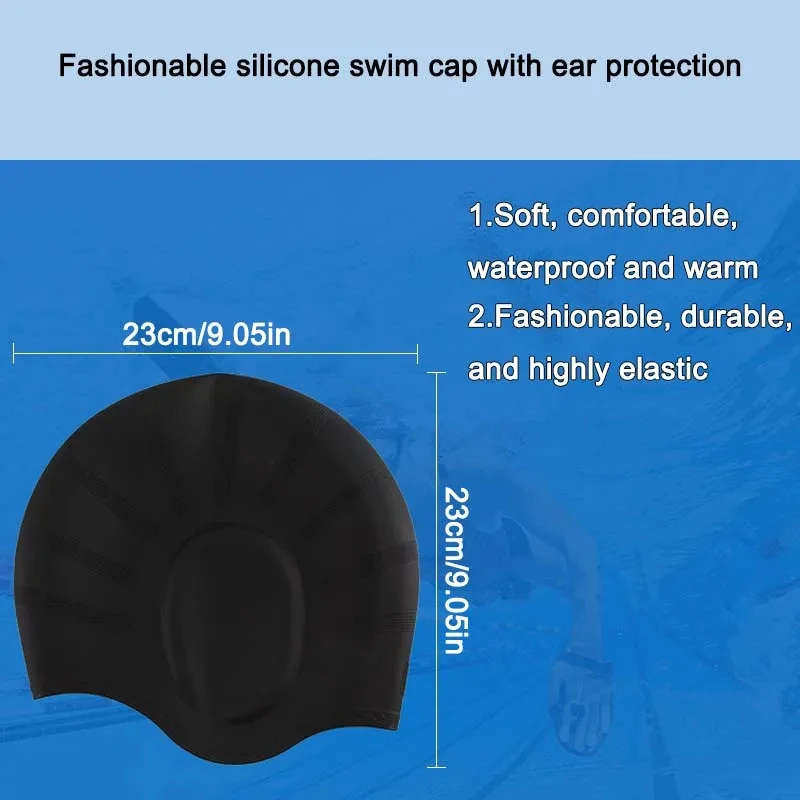 Gorro de natación impermeable