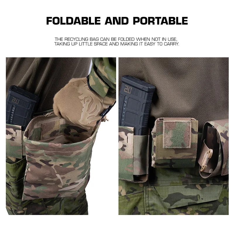 Bolsa táctica MOLLE cinturón – Utilidad ajustable impermeable con cordón - imagen 3