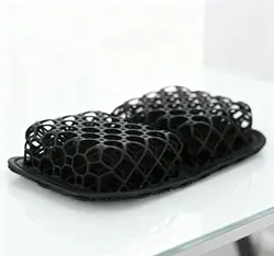 Almohadilla de enfriamiento elástica impresa en 3D transpirable