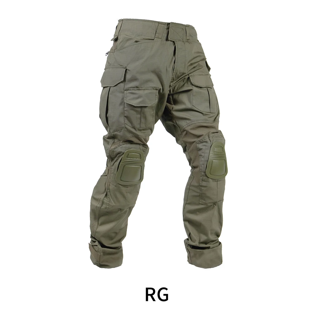 Pantalones tácticos de combate con rodilleras camuflaje carga - imagen 5