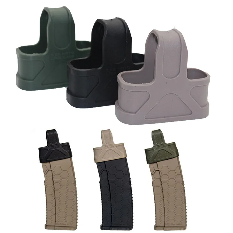 Cubierta protectora antideslizante de goma para cargadores M4 M16 AR15