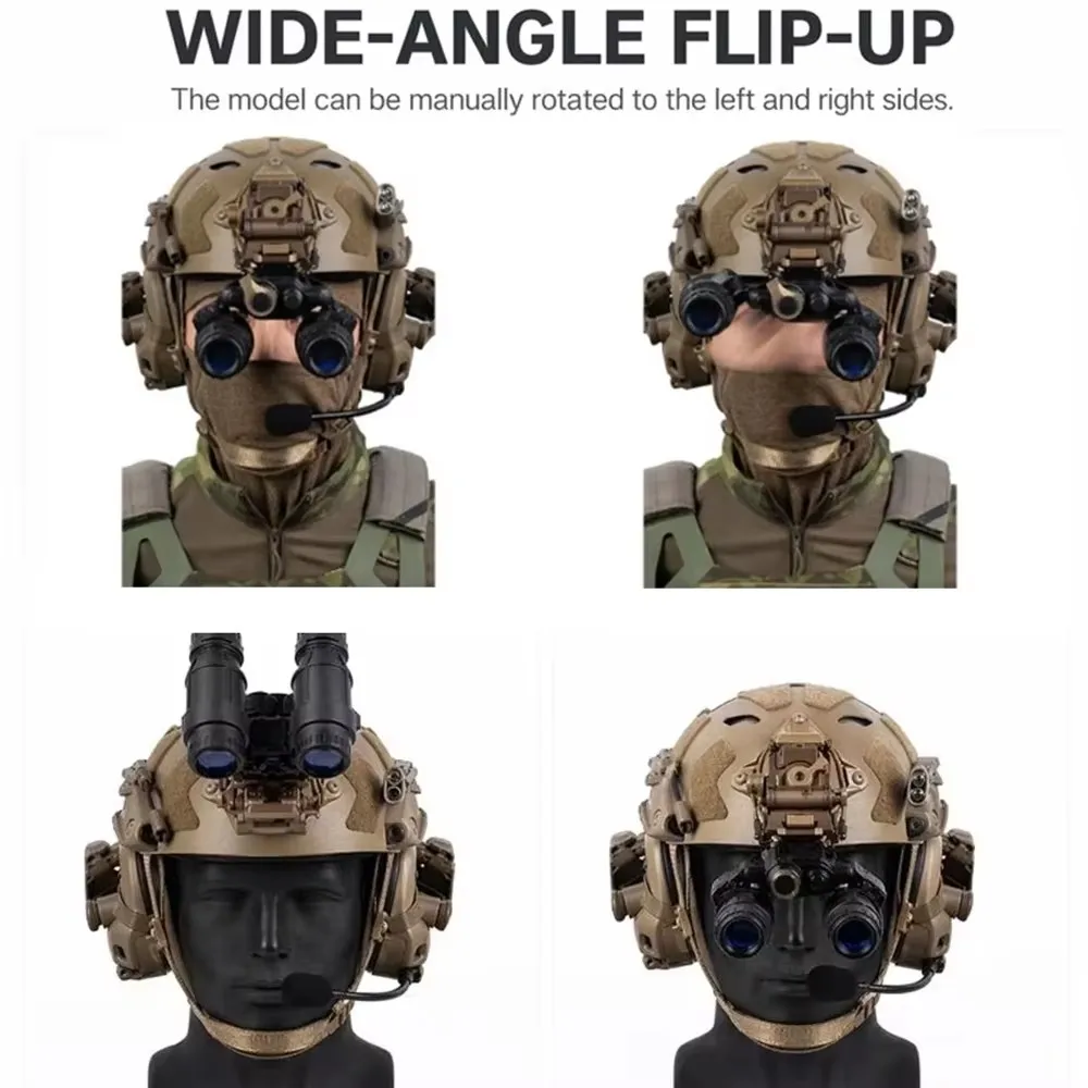 Configuración tipo casco FAST con aspecto NVG (modelo)