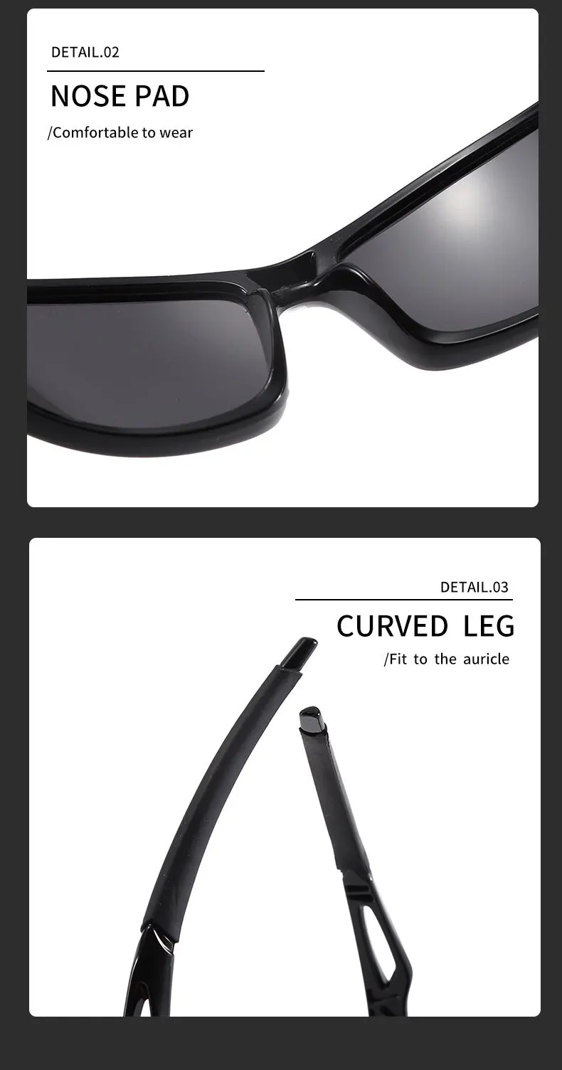 Gafas polarizadas UV400 anti reflejos HD para pesca y conducción - imagen 3