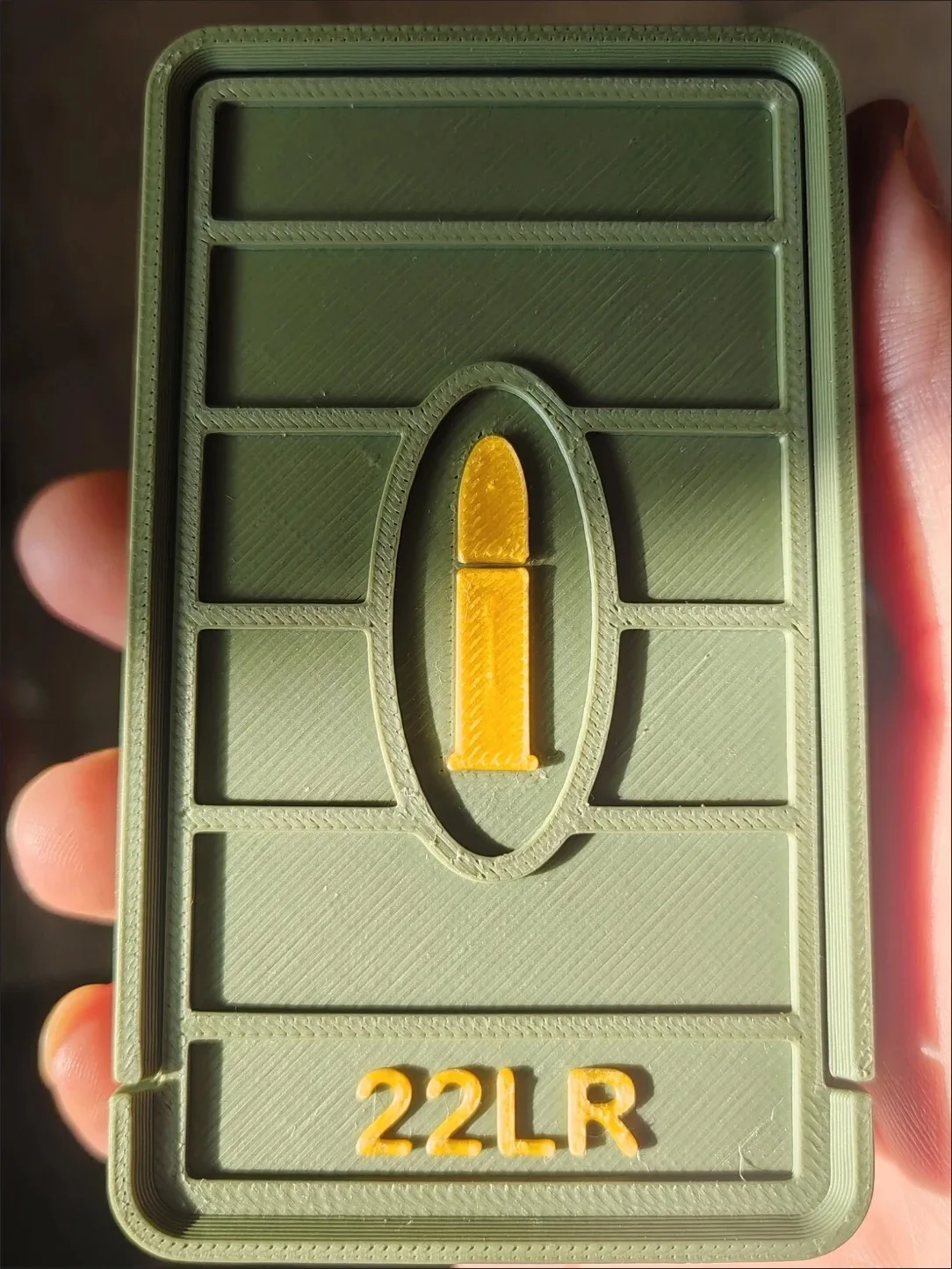 Caja de balas .22LR con tapa deslizante y diseño 3D - imagen 2