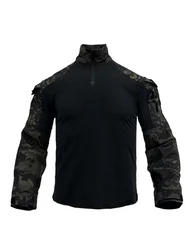 Camiseta táctica MultiCam Black ligera polialgodón G3