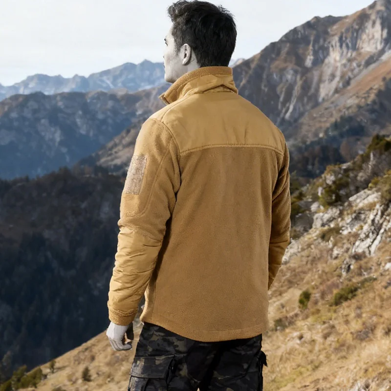 Jersey de lana cuello alto hombre – Abrigo térmico para montaña - imagen 2