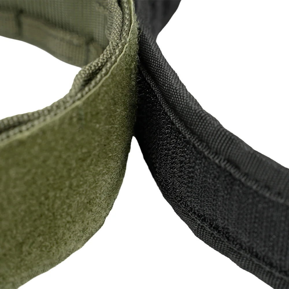 Cinturón táctico de nailon doble capa MOLLE con corte láser exterior - imagen 3