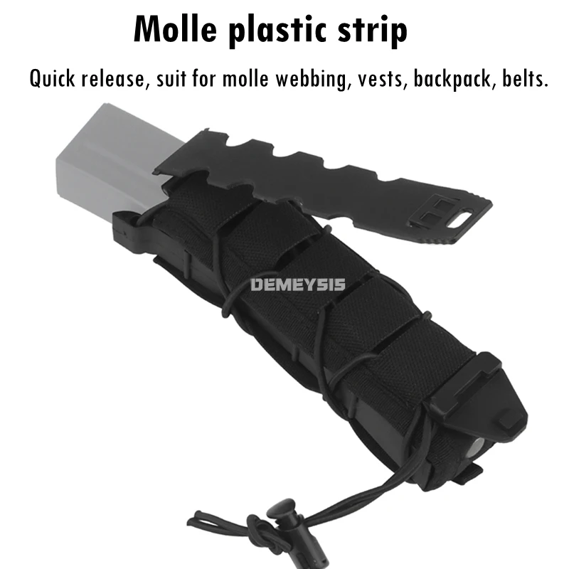 Bolsa táctica para cargadores pistola MP5 MP7 con tapa abierta - imagen 3