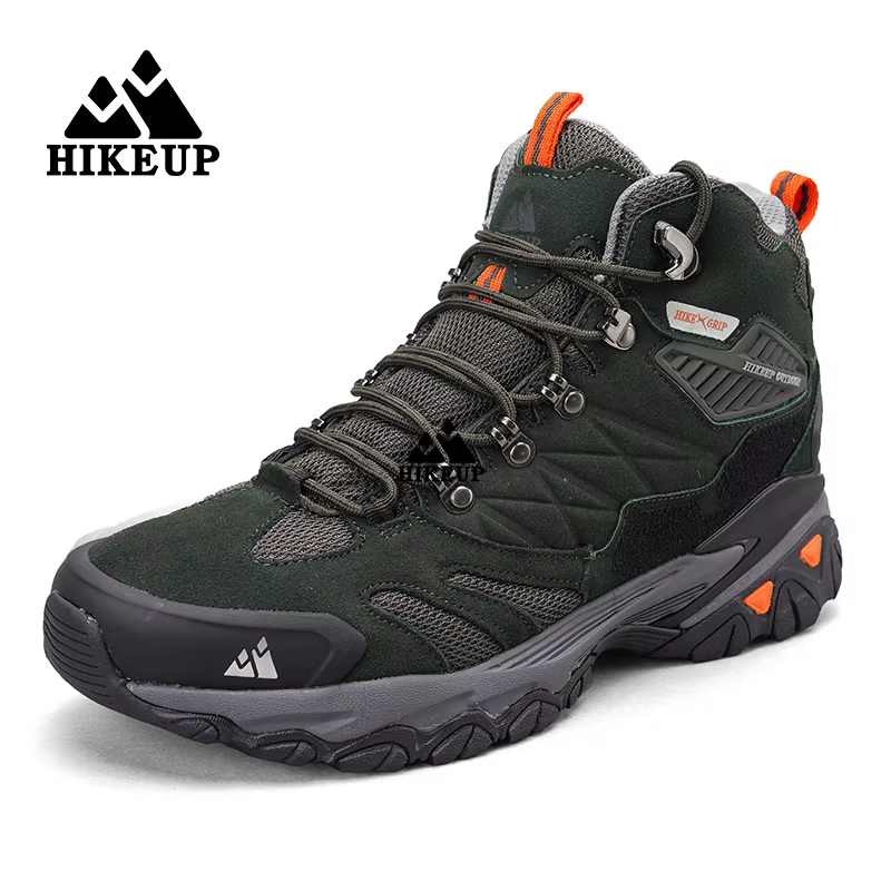 HIKEUP Botas Trekking Senderismo Hombre – Outdoor Resistentes Impermeables