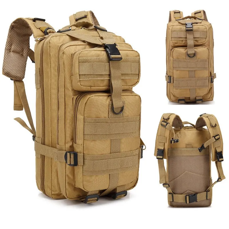Mochila táctica camuflaje nailon para caza, pesca y trekking - imagen 5