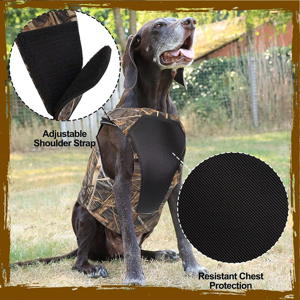 Chaleco táctico camuflaje perro ajustable antiarañazos antipinchazos - imagen 4
