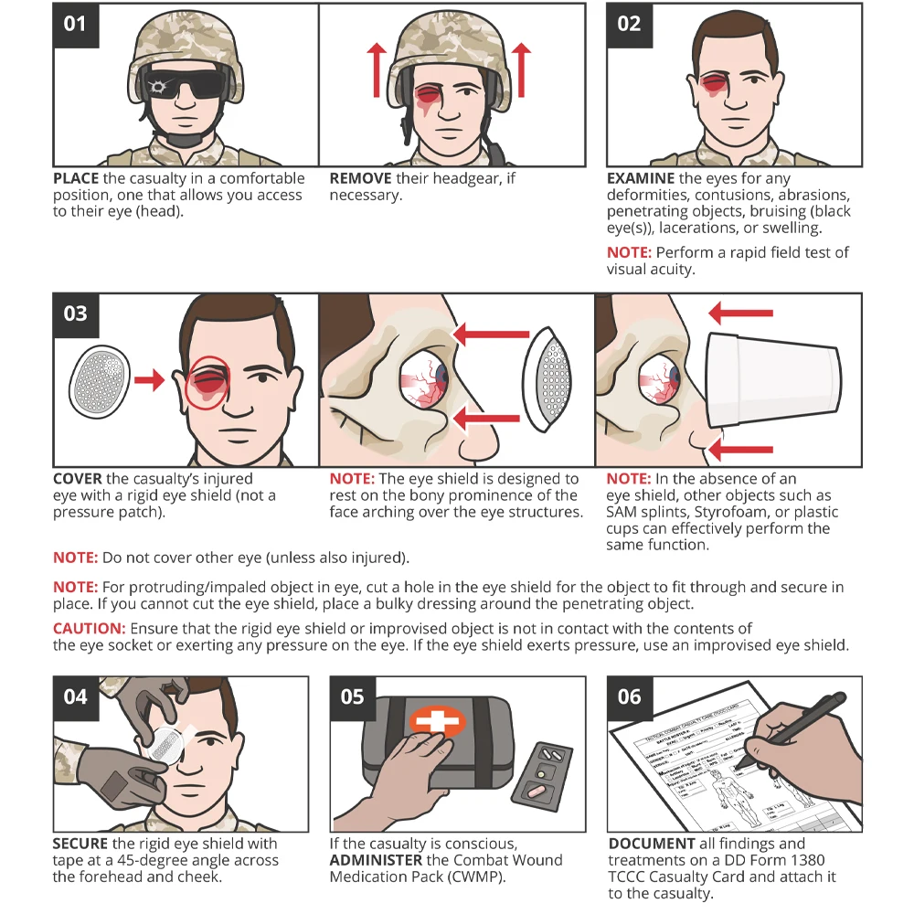 RHINO Gafas protección aluminizada para postoperatorio y heridas - imagen 4