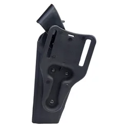 Funda táctica de cuero para pistola, mano derecha, caza y combate