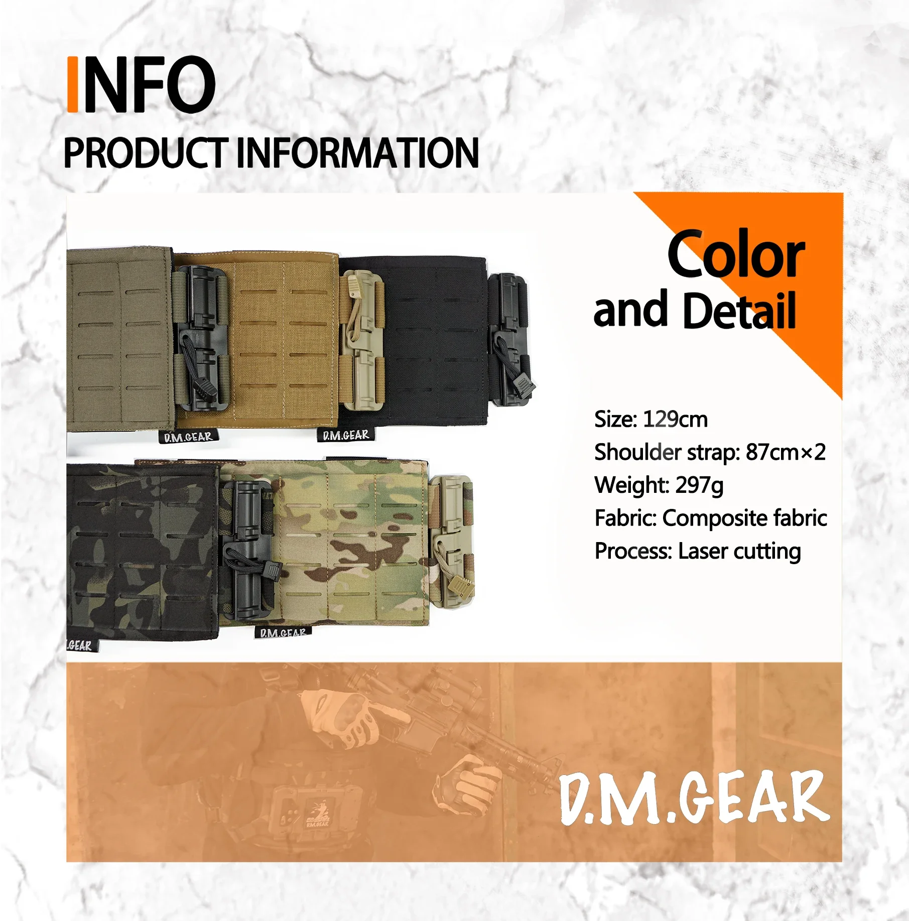 D.M.GEAR PlateFrame 2.0 – Portaplacas liberación rápida - imagen 5
