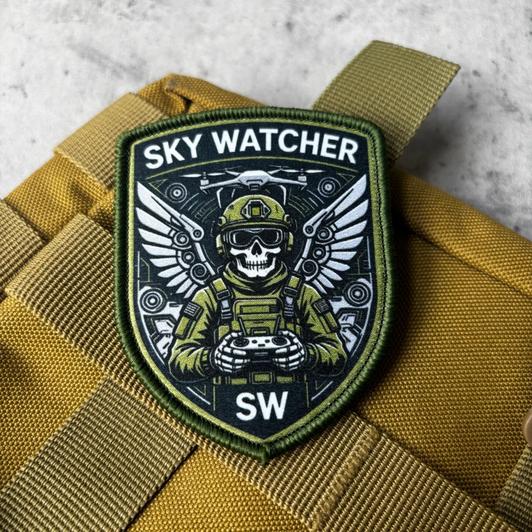 Parche táctico Sky Watcher de operador de drones con gancho y bucle - imagen 2