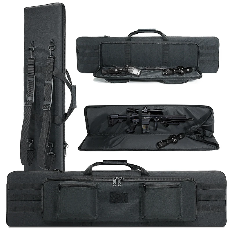 Funda táctica para rifle airsoft y carabina con accesorios de caza - imagen 5