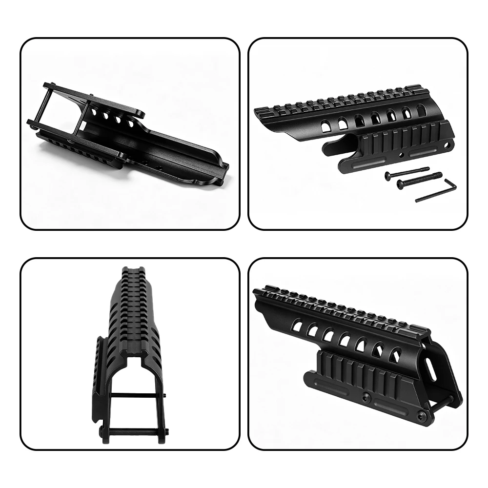Montura base óptica para escopeta con adaptador riel Picatinny - imagen 3