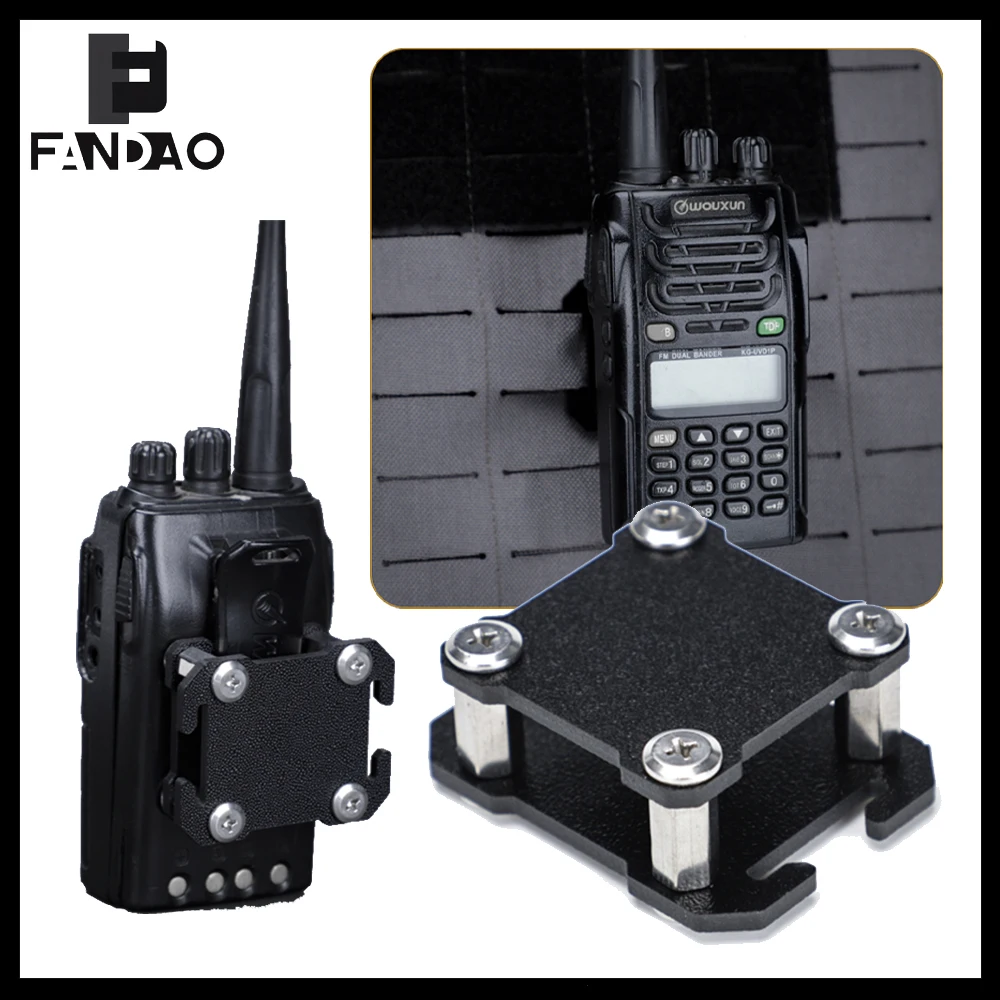 Porta Walkie Talkie MOLLE para Morral Táctico EDC