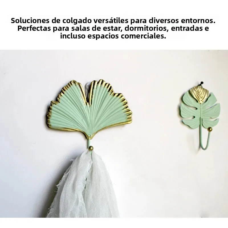 Gancho de pared de hierro forjado para abrigos y llaves - imagen 5