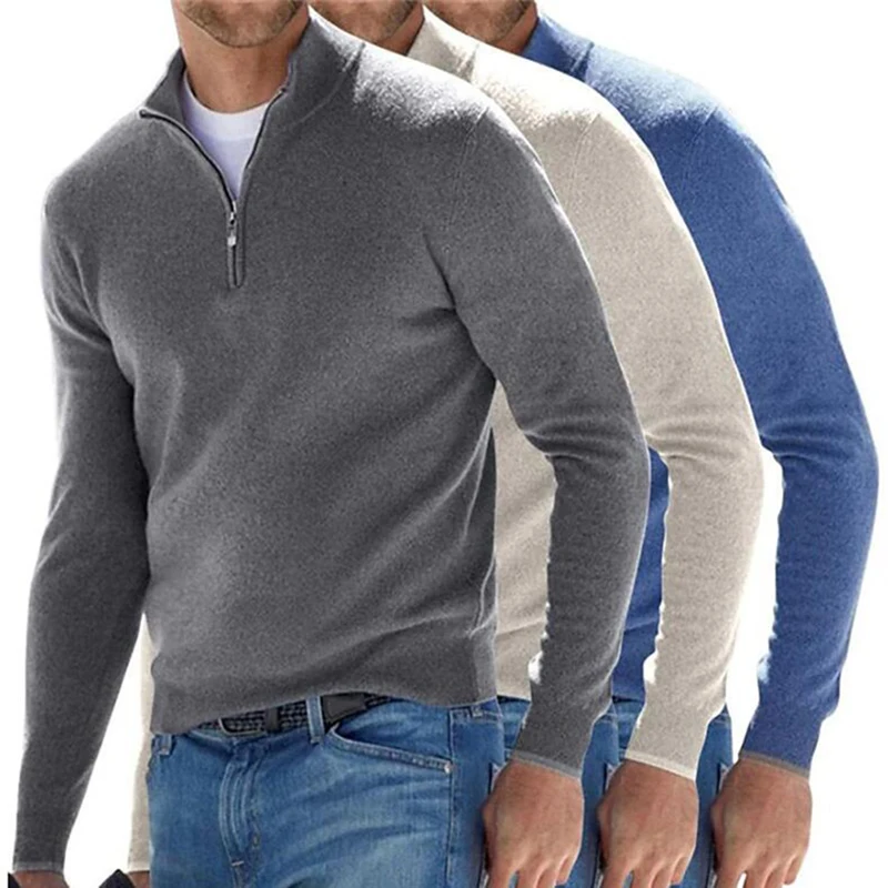 Jersey táctico ligero cuello en V con cremallera para hombre - imagen 5
