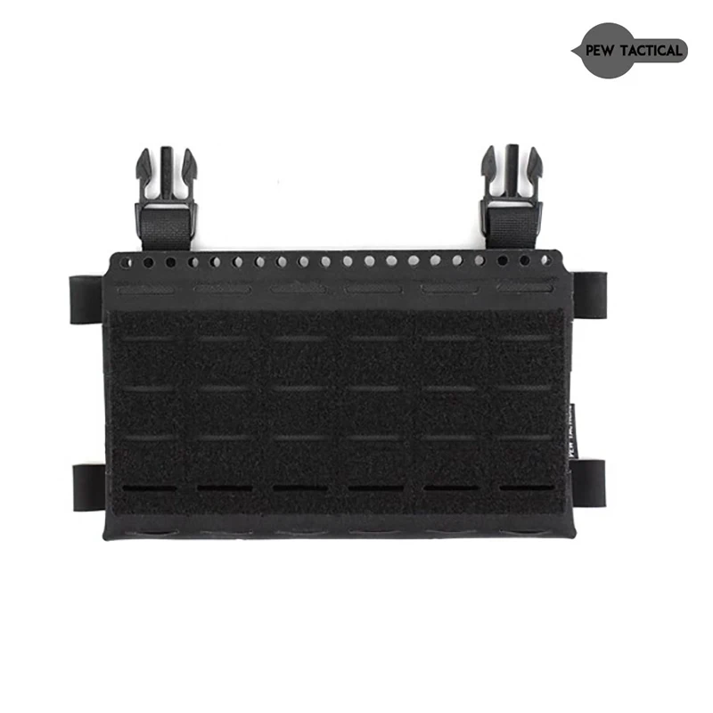 Pew Tactical panel frontal táctico MOLLE estilo SS MK5, corte láser