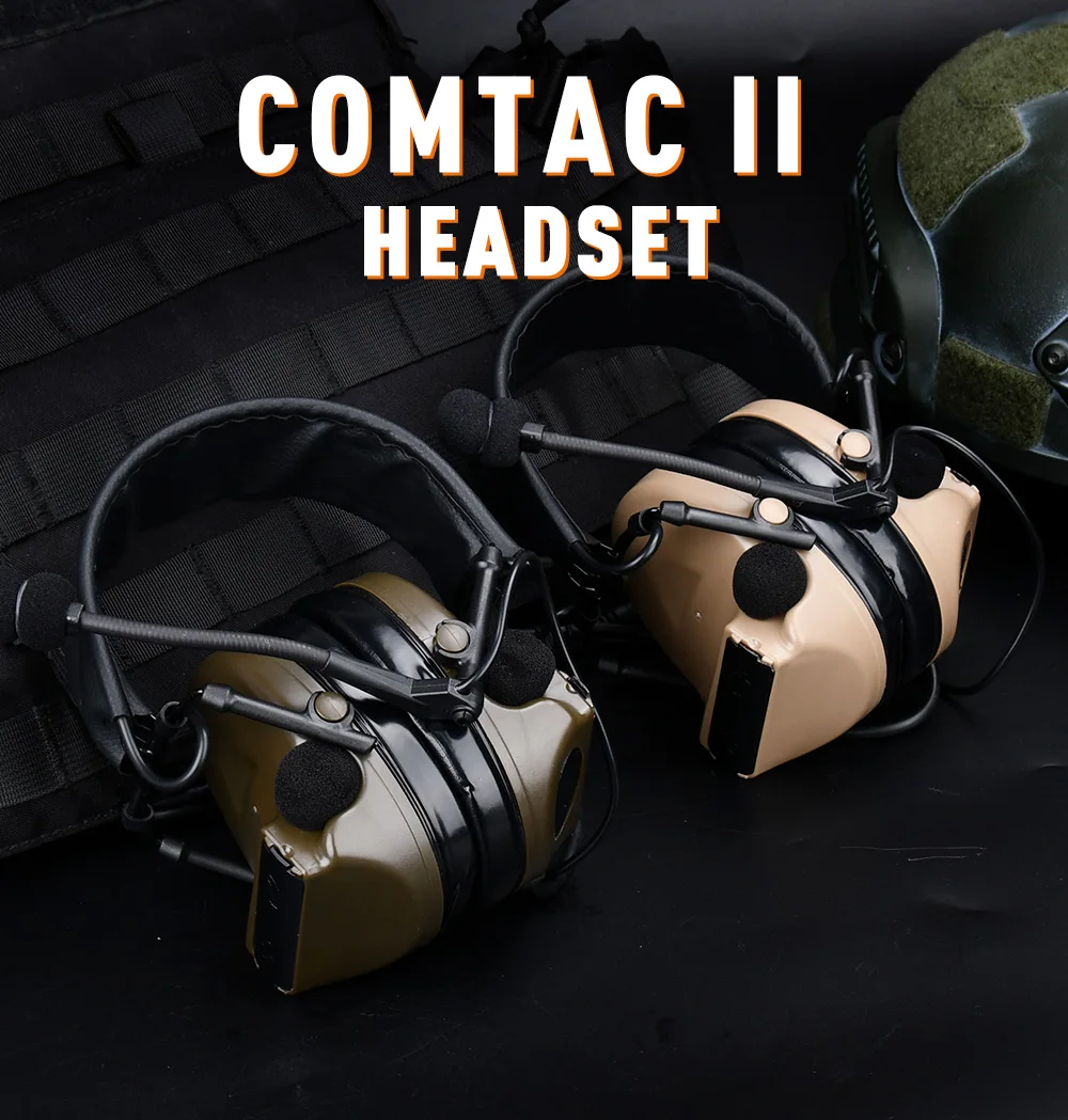 Auriculares tácticos C2 para comunicación civil