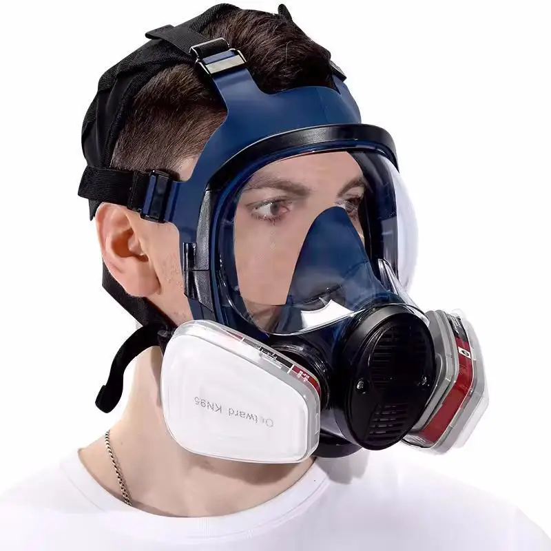 Máscara facial antigás química nuclear con filtro universal - imagen 2