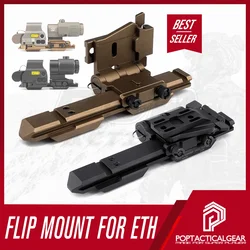Montaje abatible G33 3X para lupa con elevador y mira de puntos rojos
