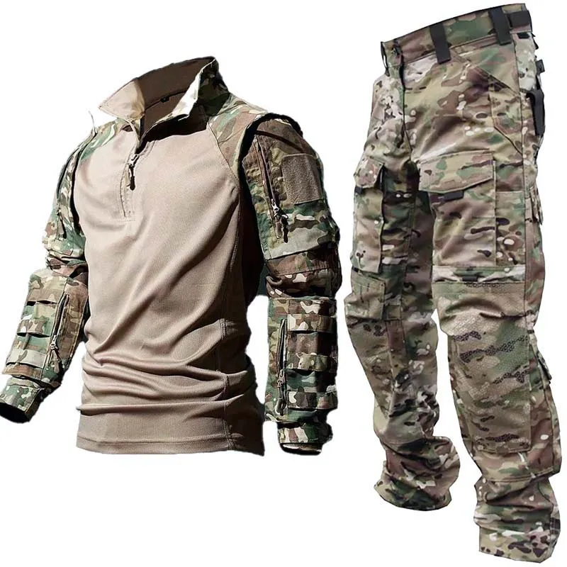 Uniforme militar camuflaje Ripstop para exteriores y senderismo - imagen 4