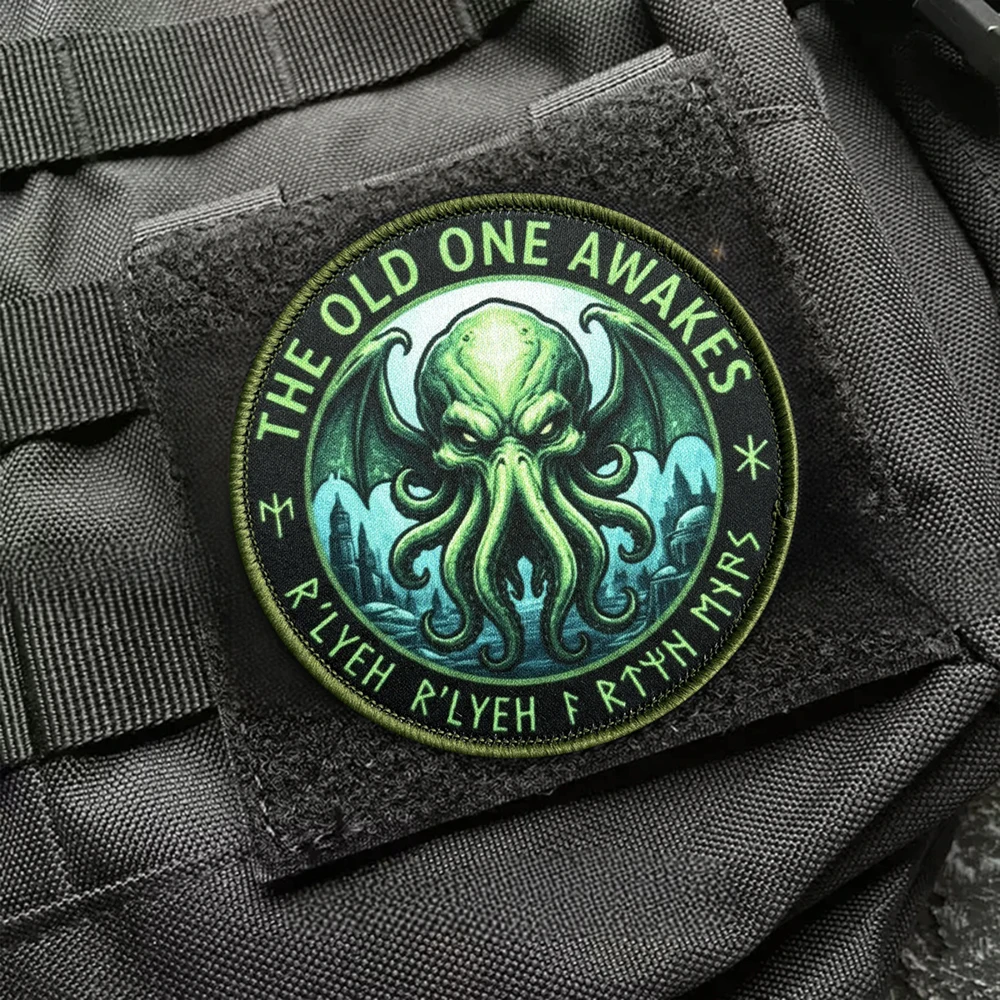 Parche táctico The Old One Awakes Cthulhu velcro para chaleco - imagen 3