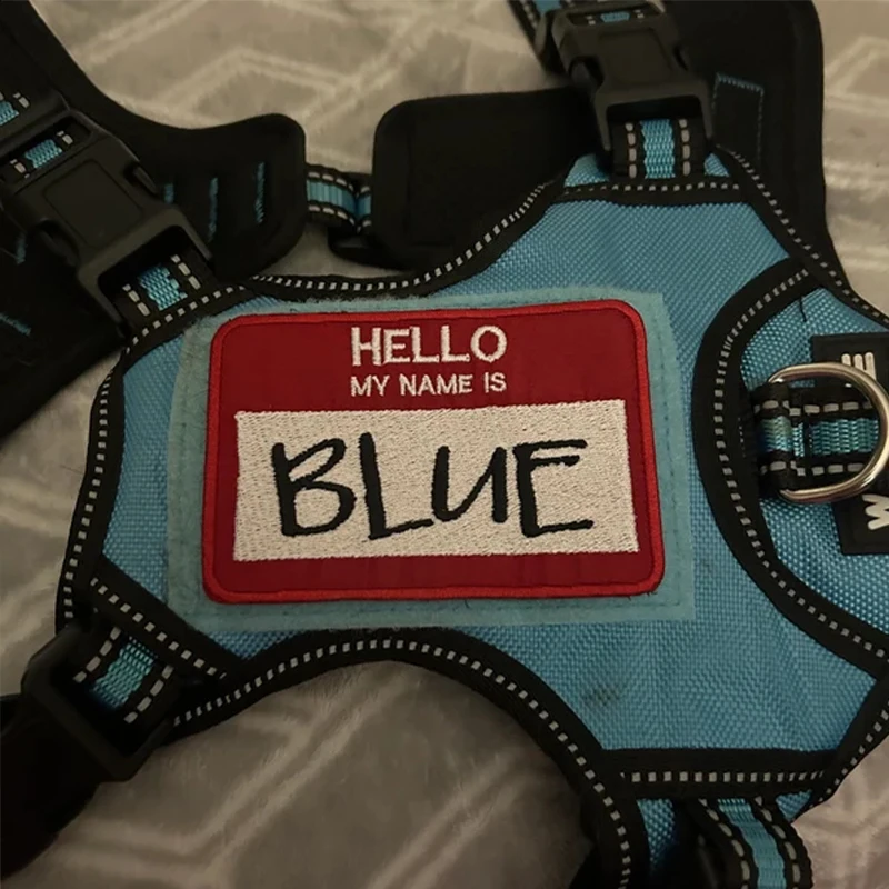 Parche bordado termoadhesivo con nombre personalizado para ropa - imagen 5