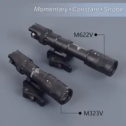 Linterna táctica Surefire LED alta potencia infrarroja estroboscópica