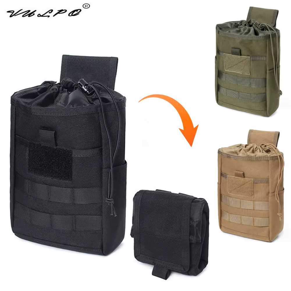 VULPO Bolsa táctica MOLLE plegable para caza y airsoft - imagen 3