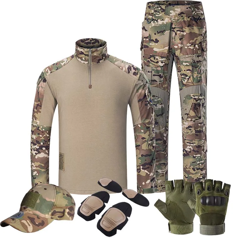 Conjunto táctico camuflaje hombre transpirable para airsoft y caza - imagen 5