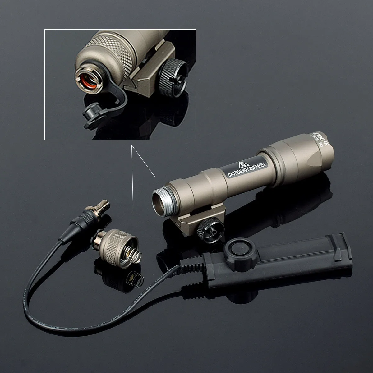 Surefire M300 M600 linterna táctica interruptor de presión remota - imagen 5