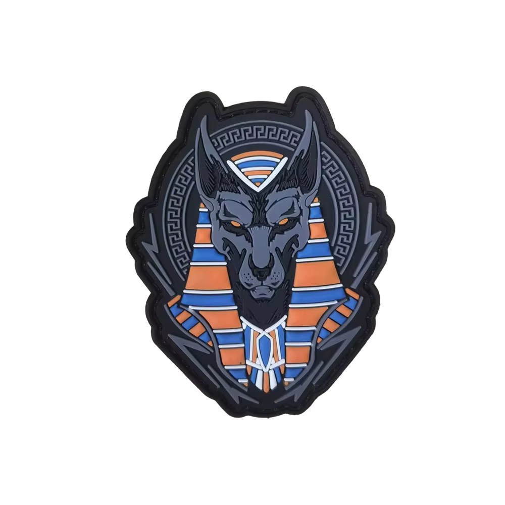 Parche táctico PVC 3D Anubis Medusa Velcro para mochila Molle - imagen 2